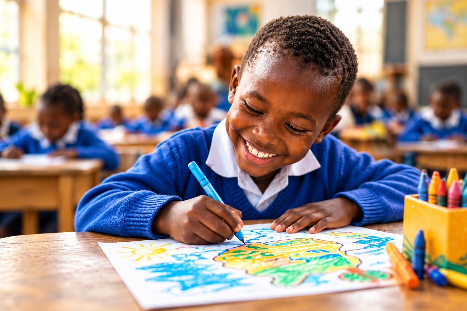 The Crayon Project children imagining